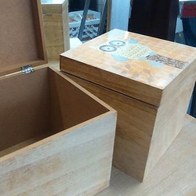 Set de cajas de madera varias medidas